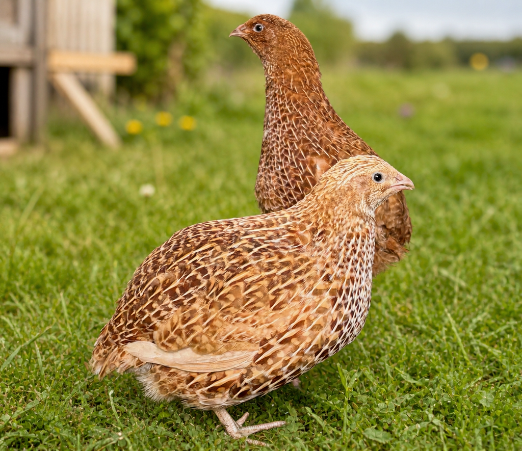 Ginger Coturnix Quail Hatching Eggs
