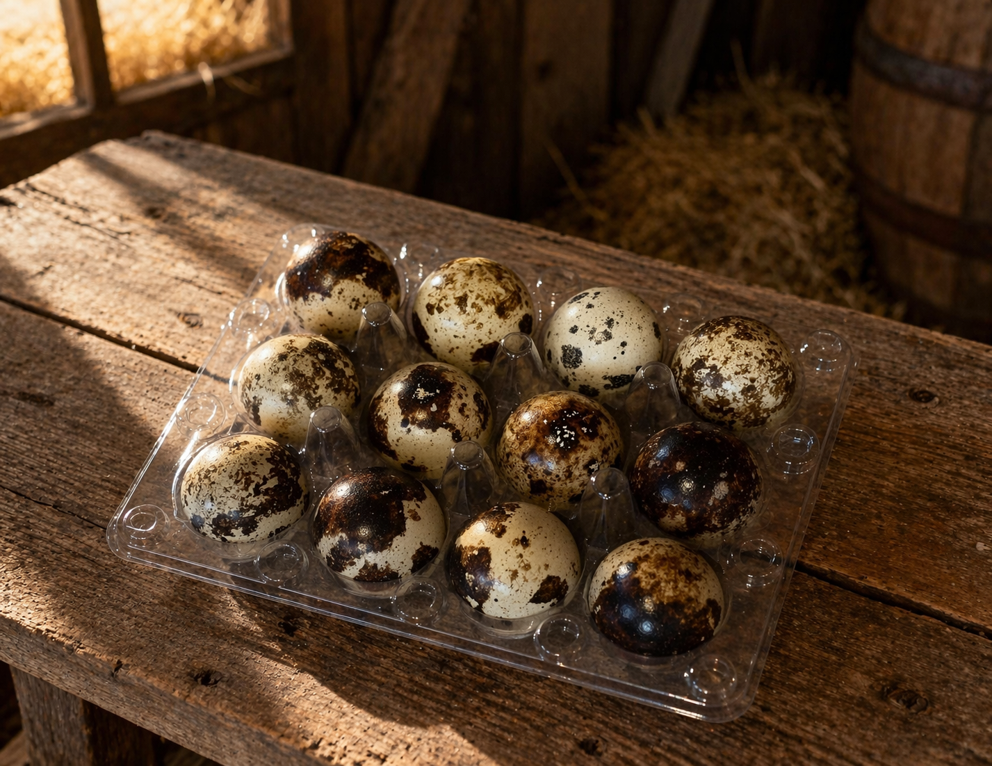 Mixed Coturnix Quail Hatching Eggs x12