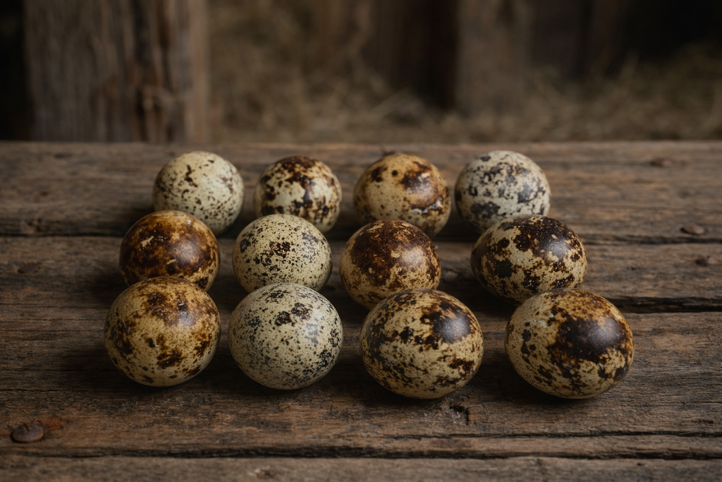 Sex-Linked at Hatch Coturnix Quail Hatching Eggs x12