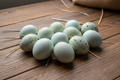 Celadon Quail Eggs